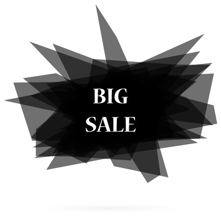 Color Bright vector sale banner on white backgroundのイラスト素材