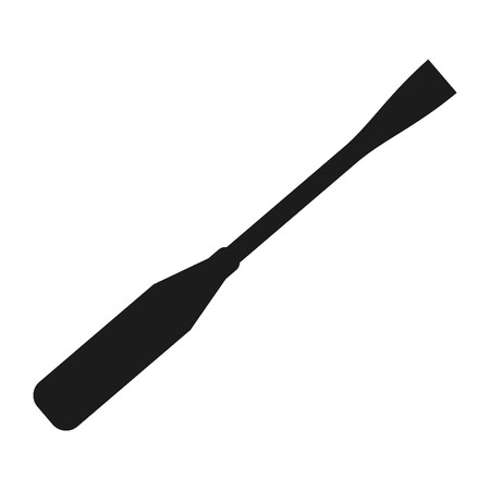 Chisel Vector black icon on white background.のイラスト素材