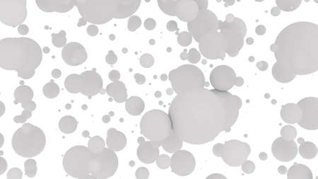 3d grey sphere 3d renderの写真素材