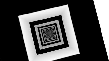Tunnel portal rectangular 3d renderの写真素材