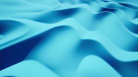 Blue sand dunes Vacation travel Aerial drone Nature weather beauty landscape 3d render