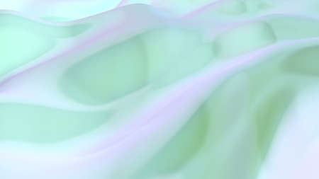 Color wave smooth abstract modern bright 3d render