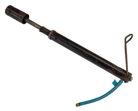 Old bicycle pump 2の写真素材