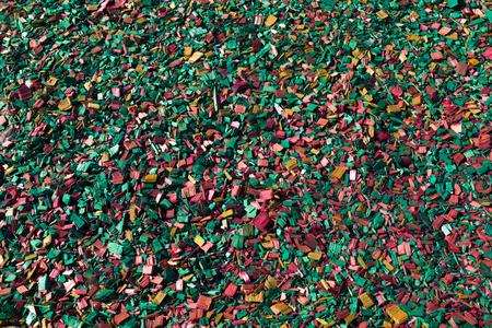 Colored sawdust backgroundの写真素材