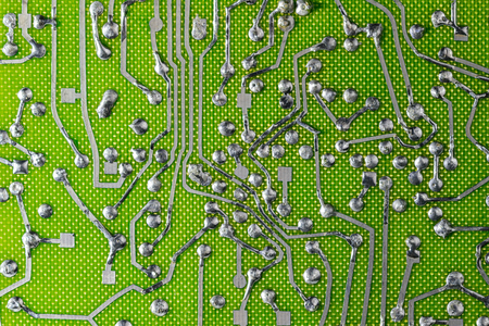 old flat  pcb without components