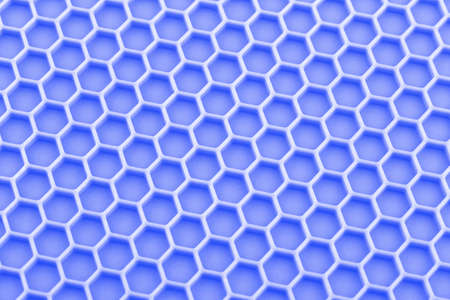 abstract blue honeycomb close-up unobtrusive photo backgroundの写真素材