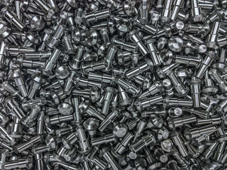 Shiny steel parts backgroundの写真素材