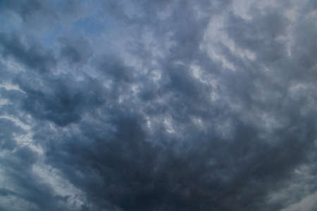 dramatic pre-storm cloudy sky full-frame background and texture