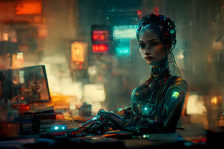 , neural network generated artの素材