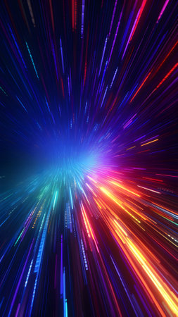striped flow pattern full-frame background with old-fashioned colors, neural network generated imageの素材
