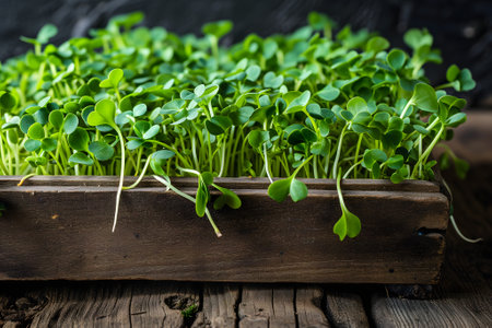 Microgreens sprouts - healthy and freshの素材