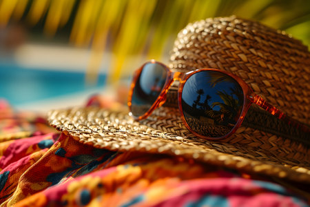 Tropical Paradise, Beach Gear Beckons for Leisureの素材