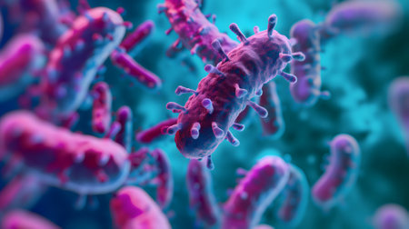 purple colored bacterium rod monoculture Escherichia coliの素材