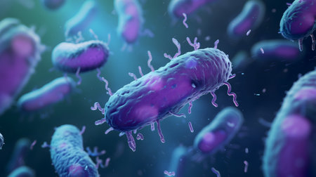 purple colored bacterium rod monoculture Escherichia coliの素材
