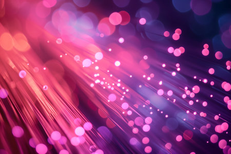 Abstract colorful fiber optic high speed data transfer background and wallpaperの素材