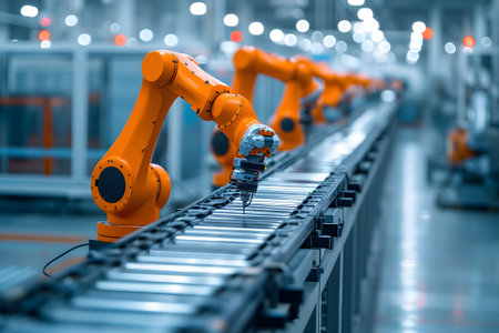The use of robot arms in intelligent industrial factoriesの素材