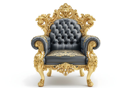 Grey velvet capitonner technique armchair on white backgroundの素材