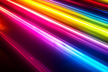 colorful diagonal rays wallpaper and backgroundの素材