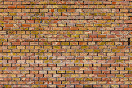 flat brick wall texture and background with diagonal bricks storage imprints