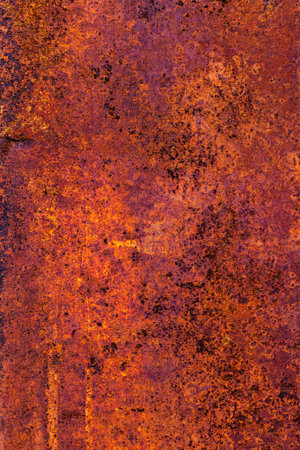 heavily rusted metal