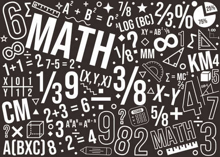 Math background or pattern design