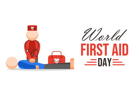 World first aid dayのイラスト素材