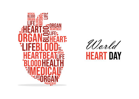 World heart dayのイラスト素材