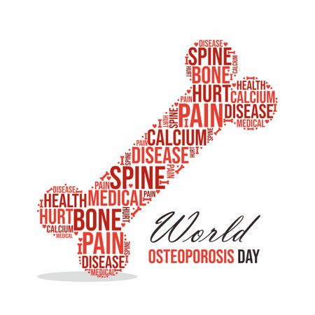 World osteoporosis dayのイラスト素材