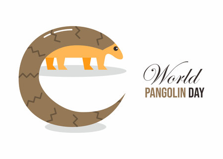 World pangolin dayのイラスト素材