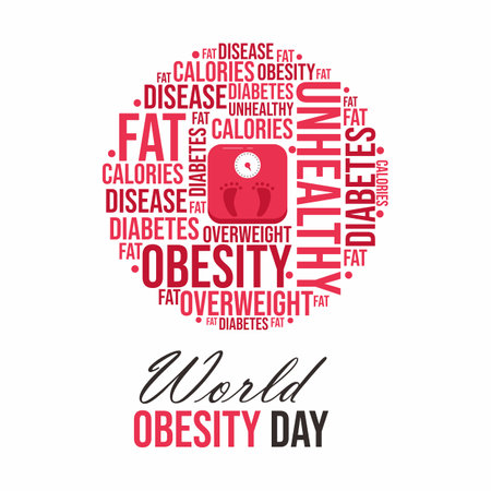 World obesity dayのイラスト素材
