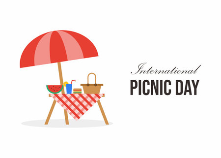 International picnic dayのイラスト素材