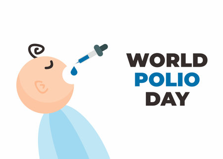 World polio dayのイラスト素材