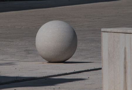 Sphere of stoneの写真素材