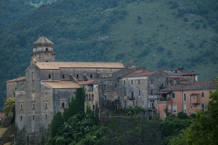 Ancient italian townの写真素材