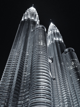 KLCC at nightの素材