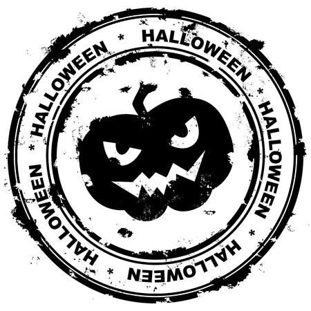 Halloween stamp.のイラスト素材