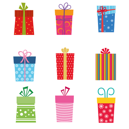Collection of giftsのイラスト素材