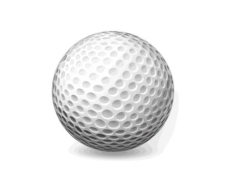 Golf ball. Vector illustration design.のイラスト素材