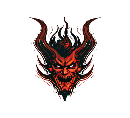 Diablo icon. Vector illustration design.のイラスト素材