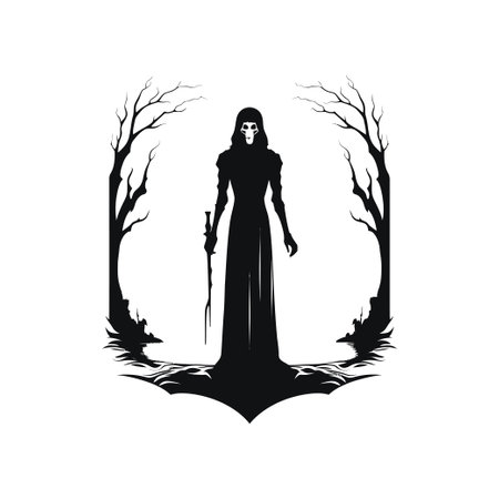 Standing vampire. Vector illustration design.のイラスト素材