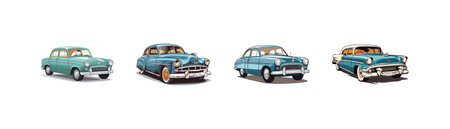 Old car. Vector illustration design.のイラスト素材