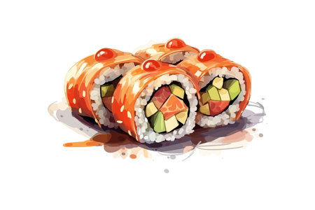 Sushi. Vector illustration design.のイラスト素材