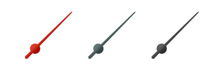 Car dashboard arrows icon set. Speedometer arrow illustration symbol. Sign car panel indicator...