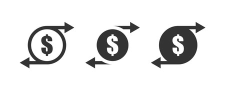 Money transfer icon. Vector illustration design.のイラスト素材