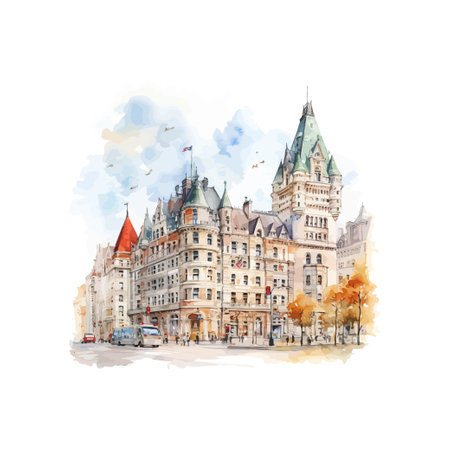 watercolor style. Vector illustration design.のイラスト素材