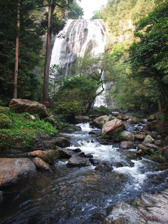 Khlong lan waterfallの写真素材