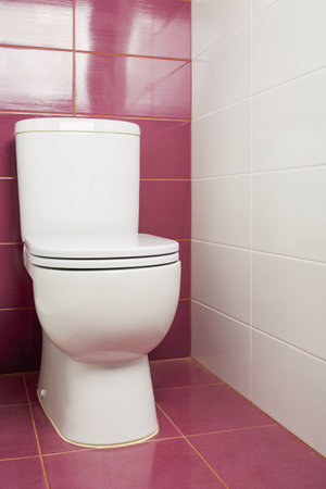 White toilet bowlの写真素材