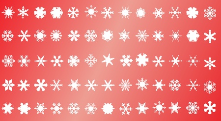 snowflake backgroundのイラスト素材