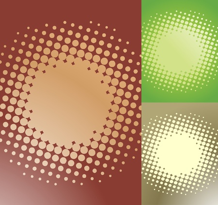 spotted flashのイラスト素材