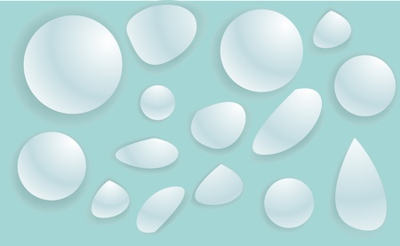bubbles in the layer of water.のイラスト素材